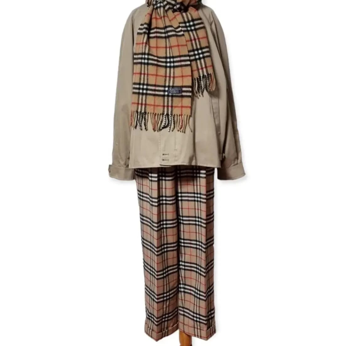 (2) 90s 버버리바지 버버리 울 트라우저 하이웨스트 팬츠 상품이미지6