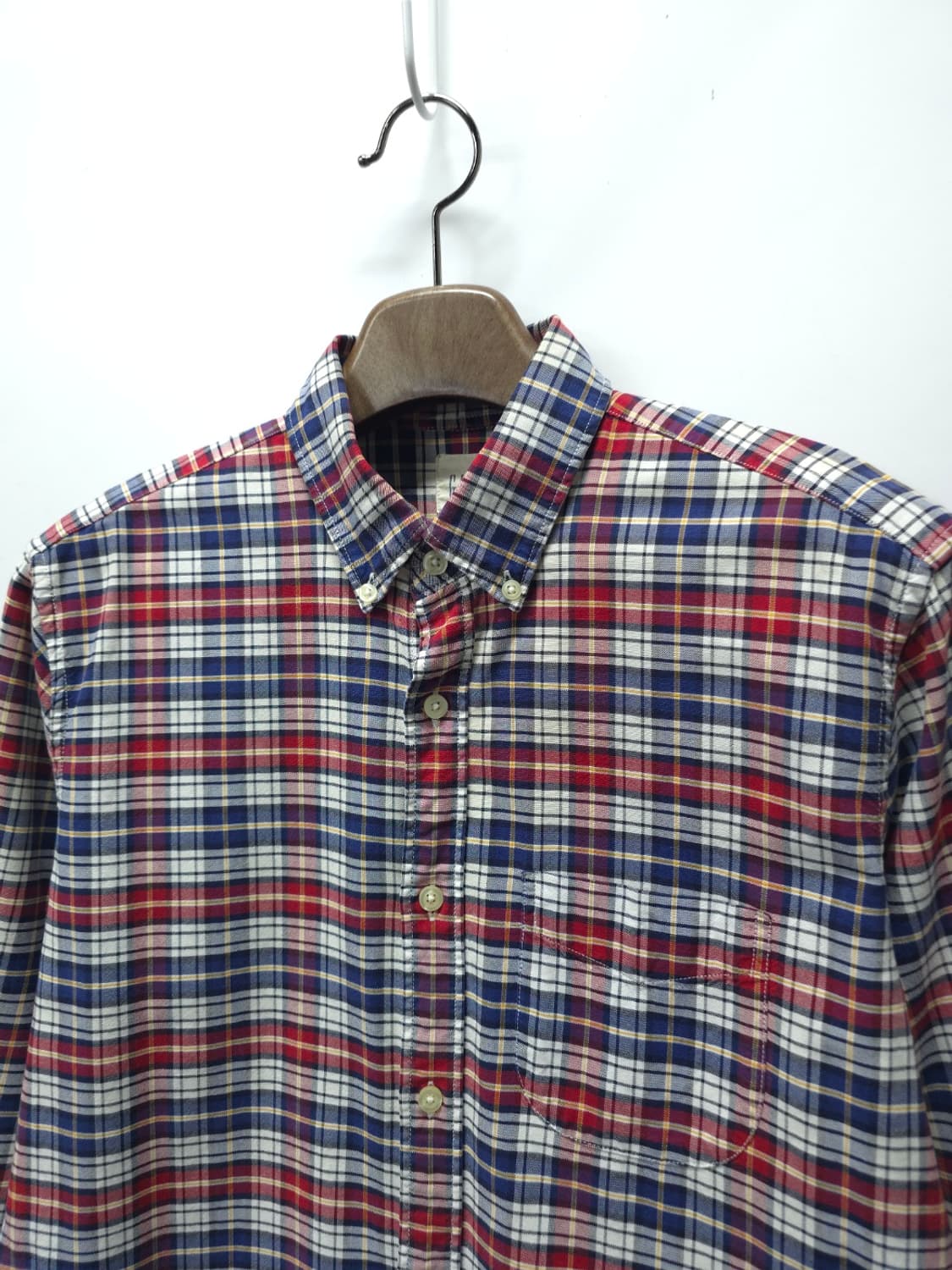 갭 정통 체크 버튼다운 셔츠 (100) 상품이미지3