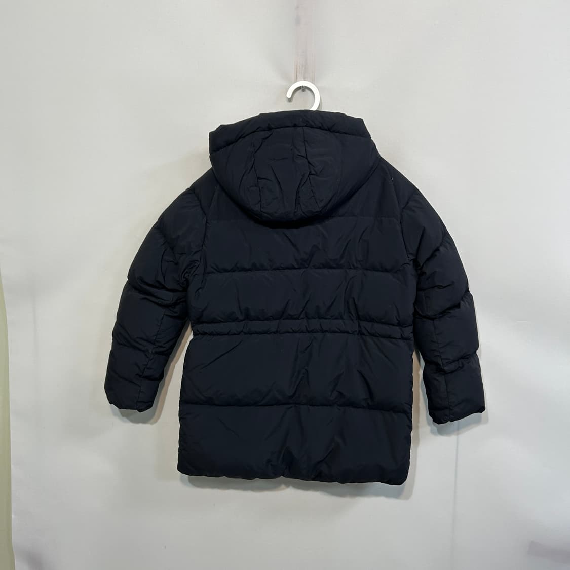 질스튜어트스포츠 소프웜 에코퍼 안감 후드 미들 사파리 다운 55정도 블랙 상품이미지4