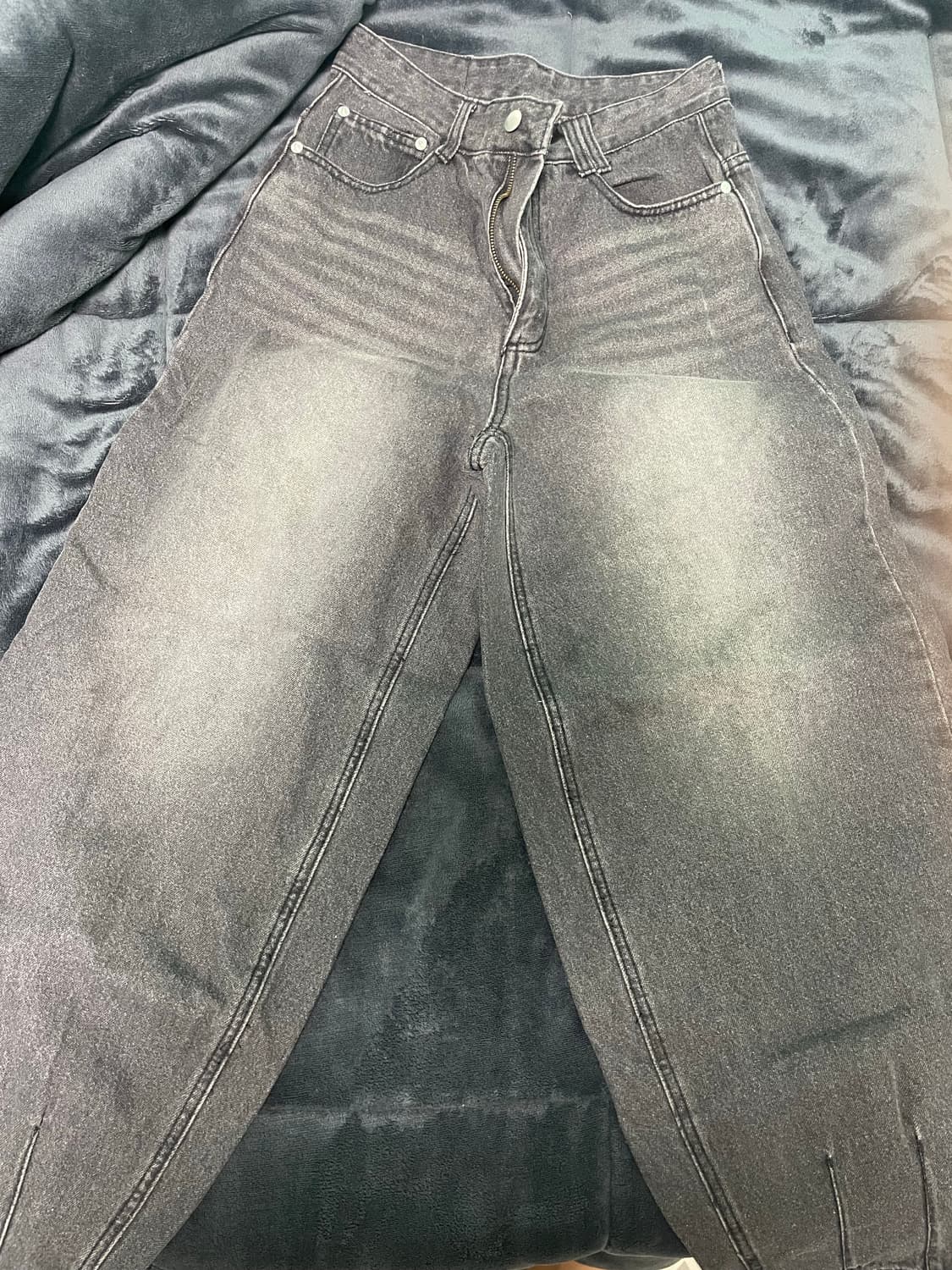 고스트리퍼블릭 커브드 벌룬 다트 데님 상품이미지1