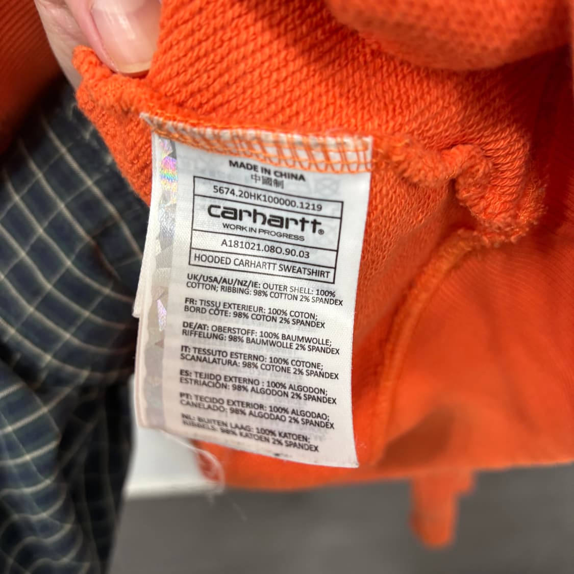 칼하트 후드티 상품이미지5