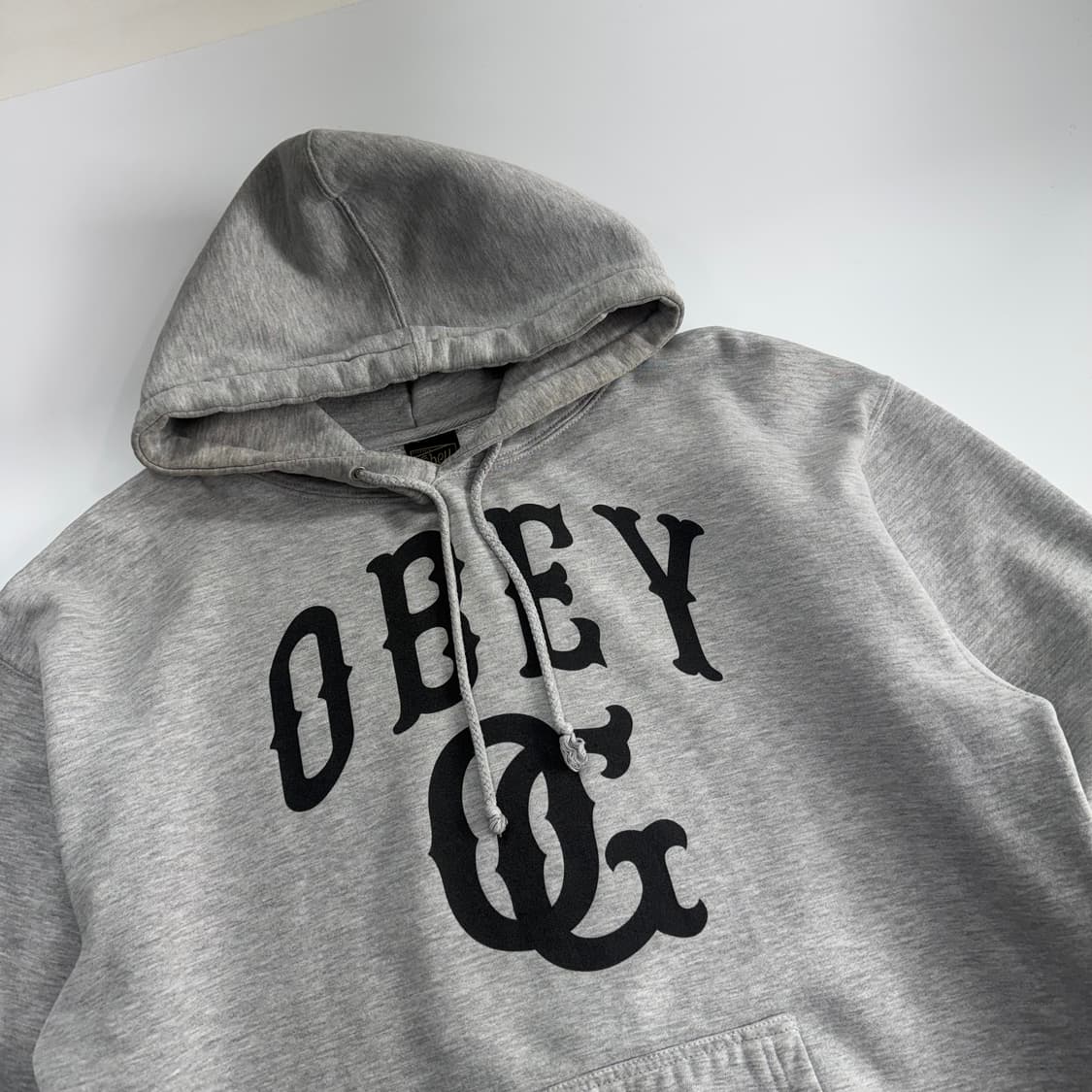 Obey 오베이 그레이 후드티 상품이미지4