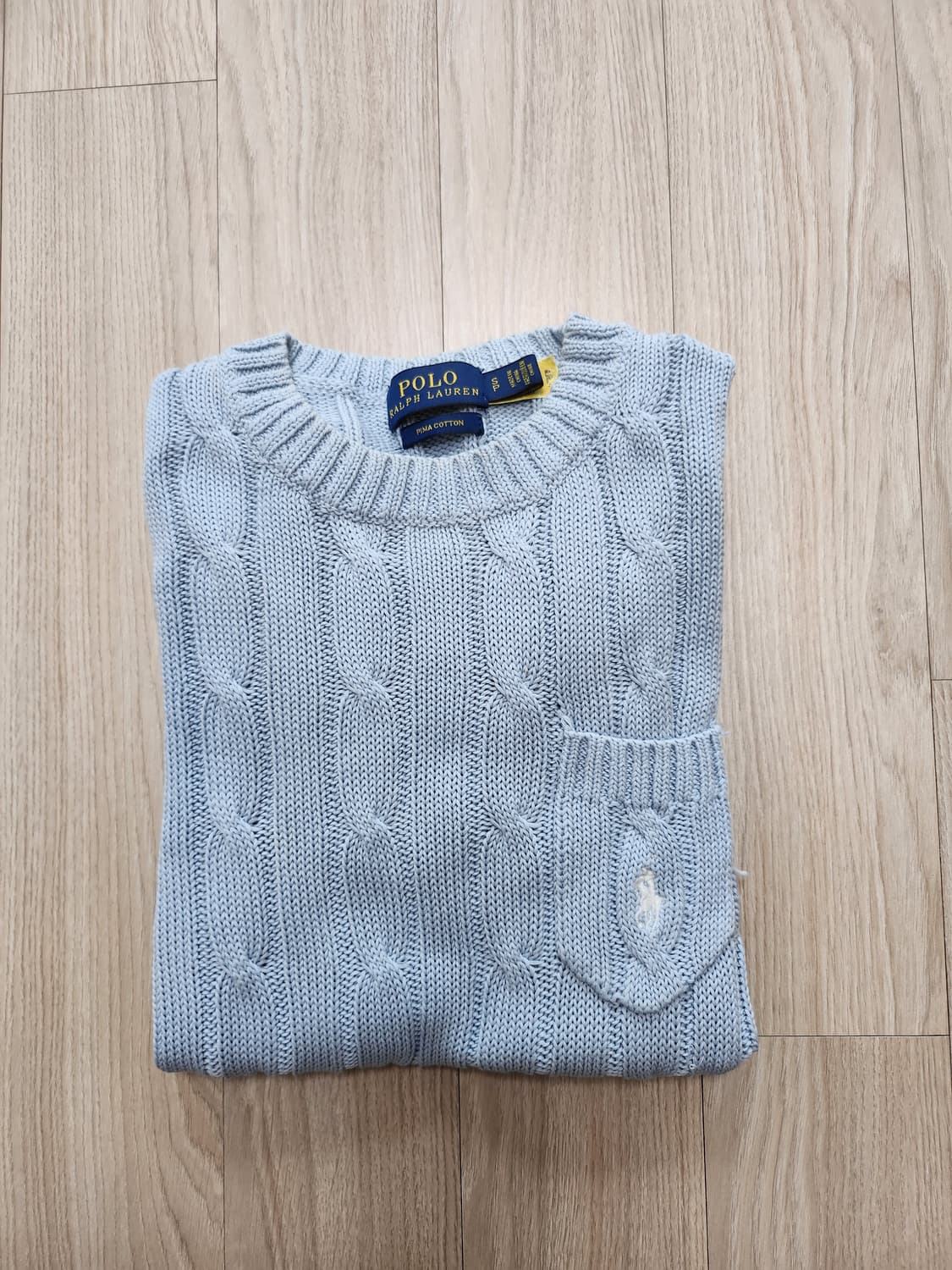폴로랄프로렌 케이블반팔니트 (S 상품이미지4
