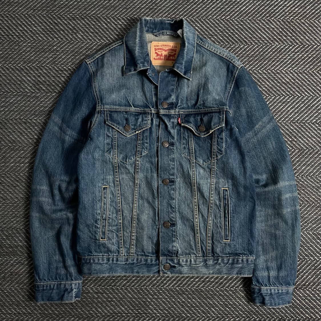 리바이스 오리지날 워싱 데님 트러커 자켓y 2938 상품이미지2