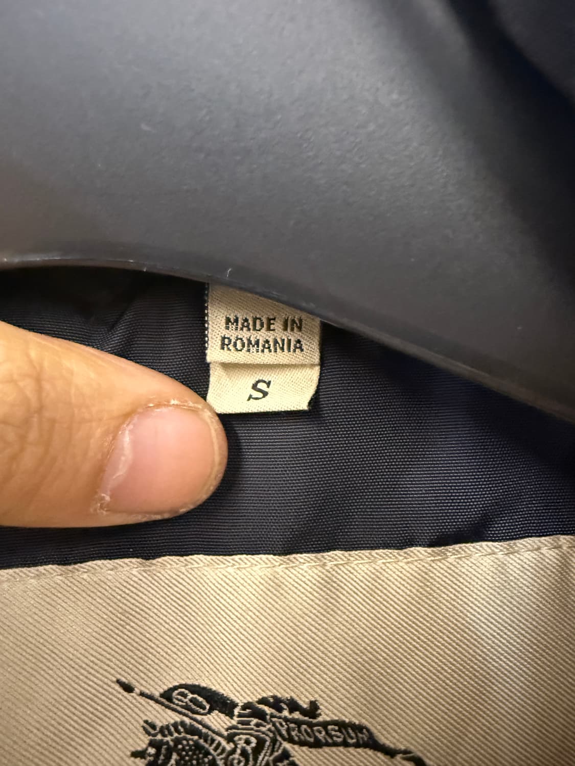 버버리 정품 밀리터리 스타일 필드 블랙 자켓 S 상품이미지9