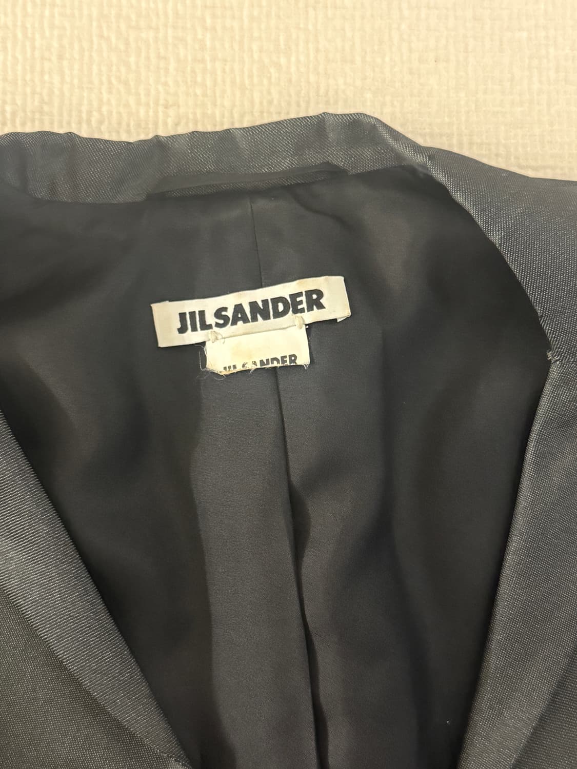 Jil Sander 질 샌더 여성 크롭 자켓 그레이 상품이미지2