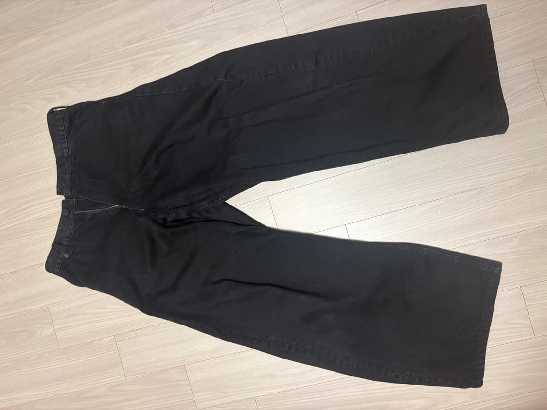 해칭룸 와이드 커브진 제트블랙 4사이즈 상품이미지2