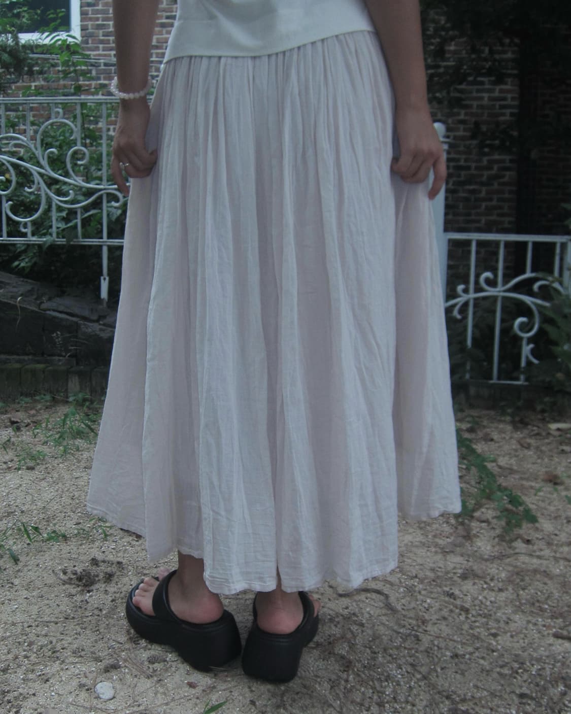 vintage Samansa Mos2 long skirt 상품이미지7