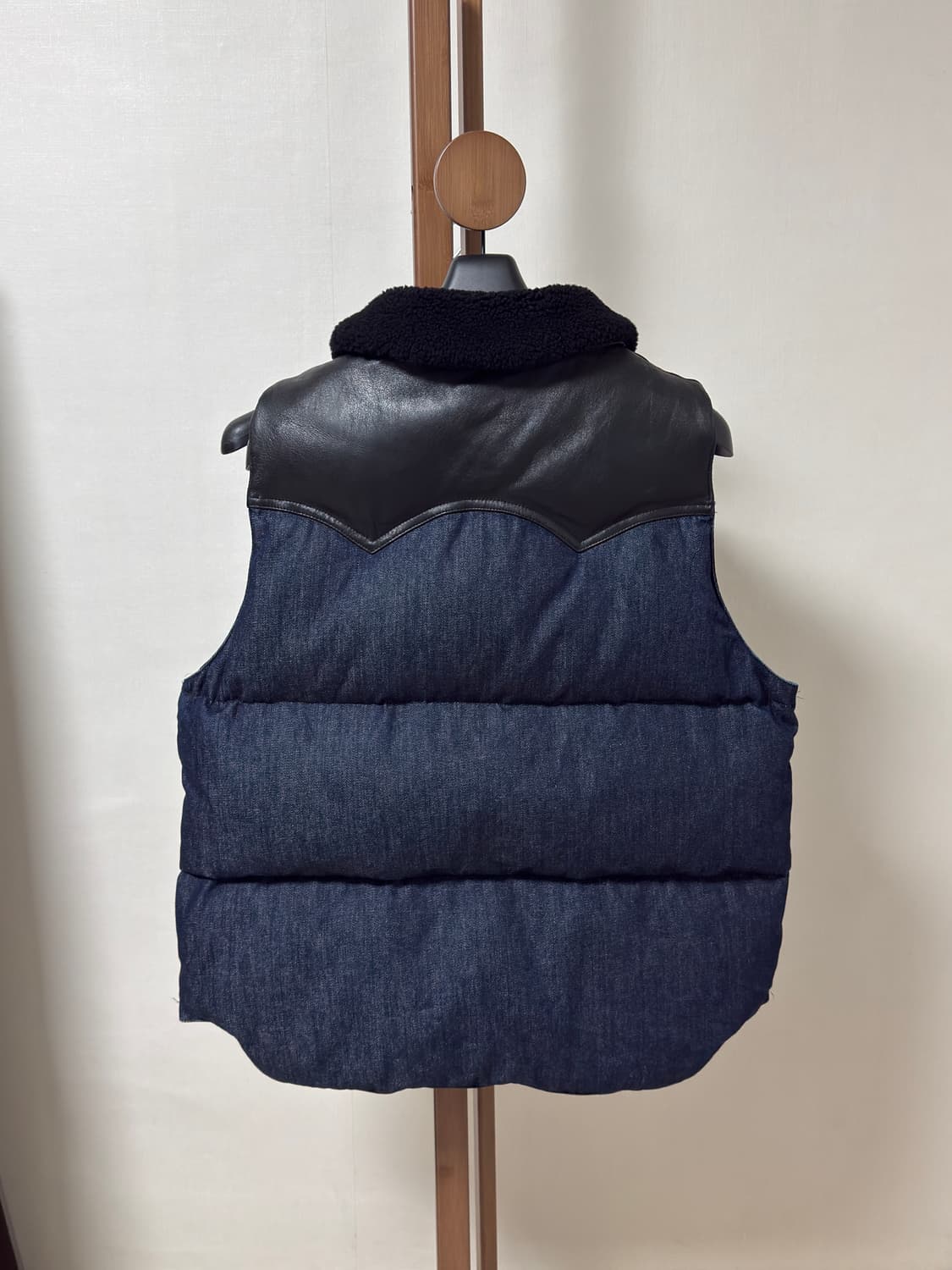펜필드 x 데밀 락 울 패딩 베스트: 인디고 / M 상품이미지2