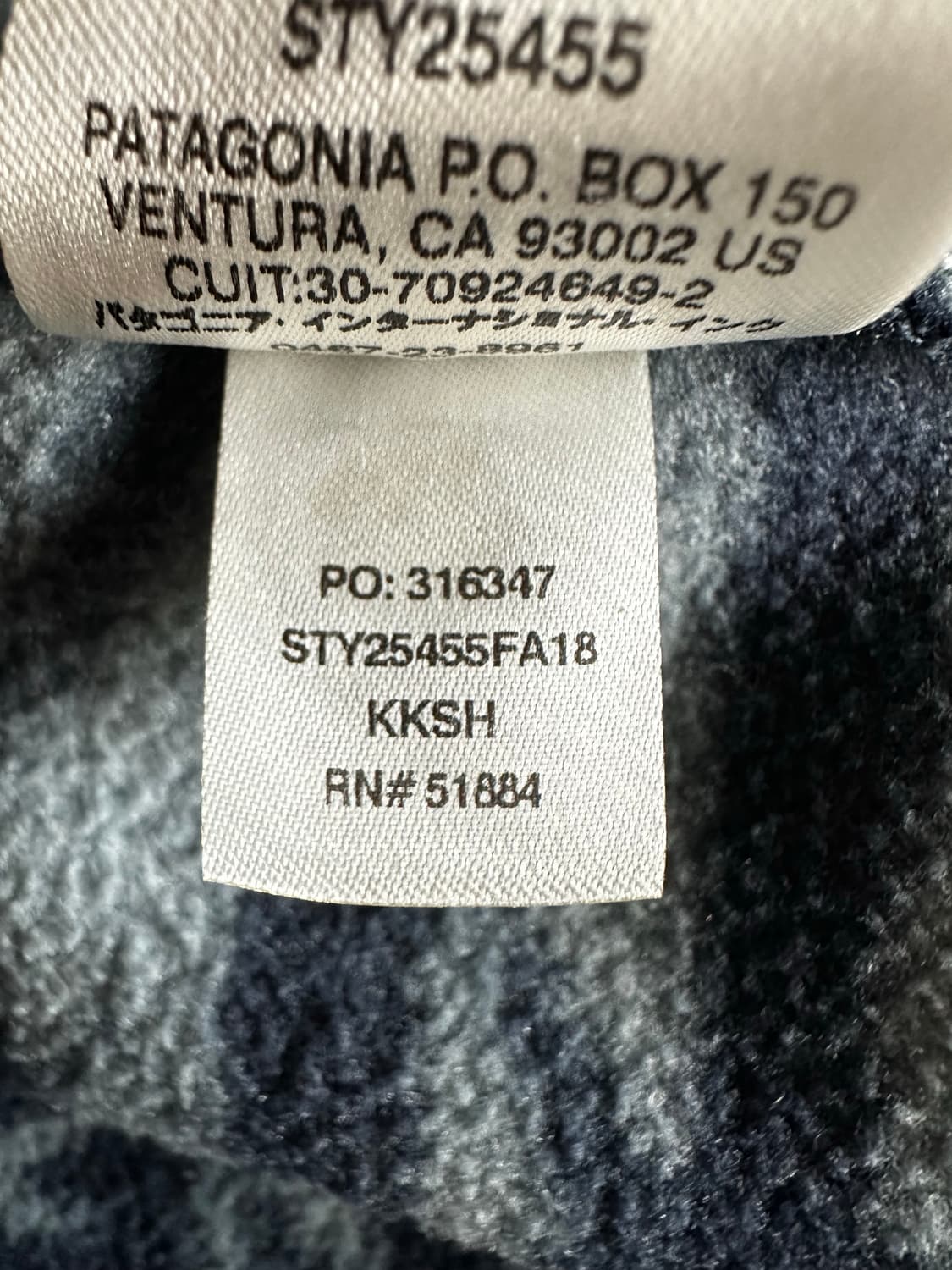 파타고니아 신칠라 XS 상품이미지5