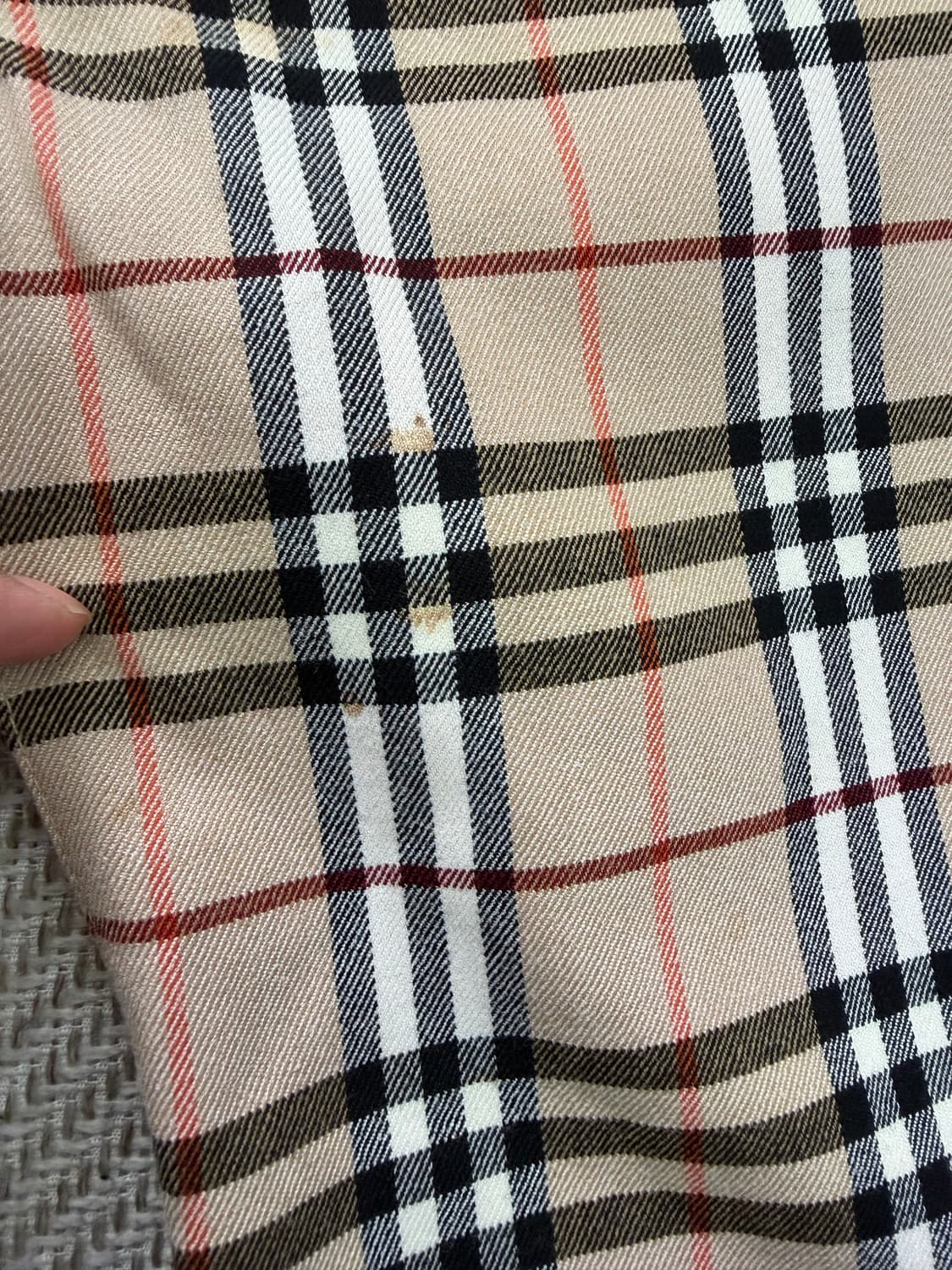 정품) 버버리 여성 노바체크 바지 36(26) 상품이미지5