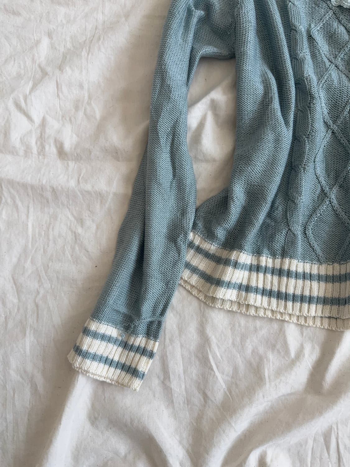 엑시즈팜 러블리 모리 프레피 니트  상품이미지2