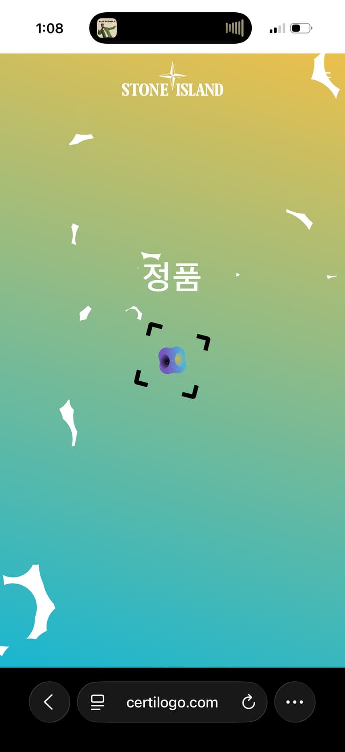 L 스톤아일랜드 블랙 카라 반팔티 상품이미지6
