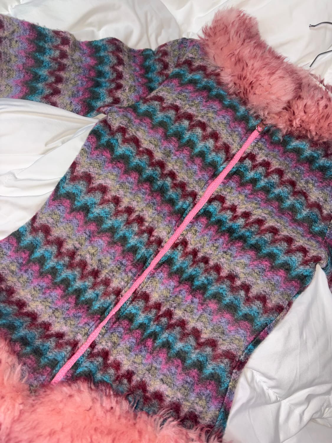 Vintage fur zip-up 상품이미지2