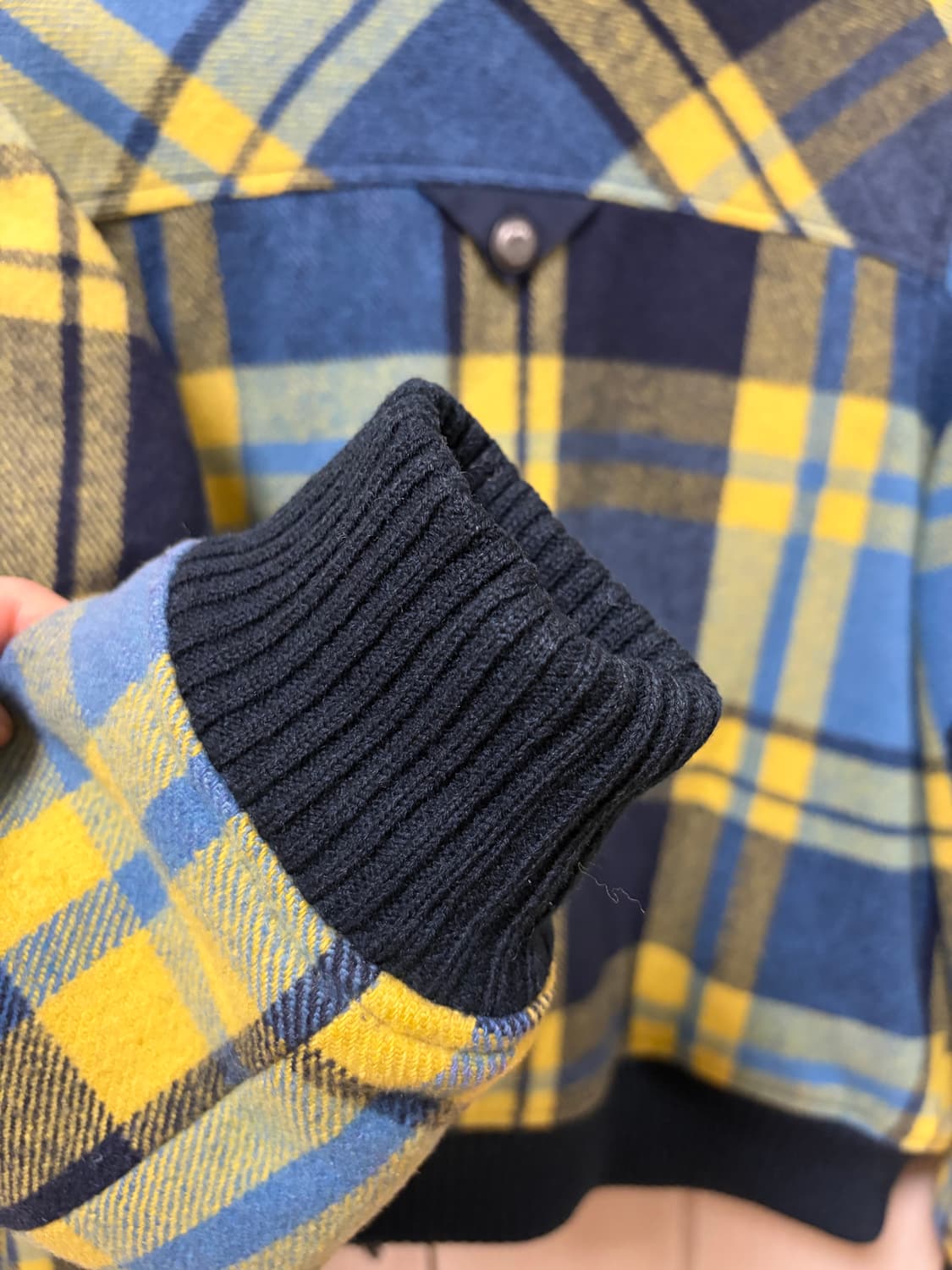 디젤 DIESEL 체크 양털 자켓 (여성 S~M) 상품이미지4