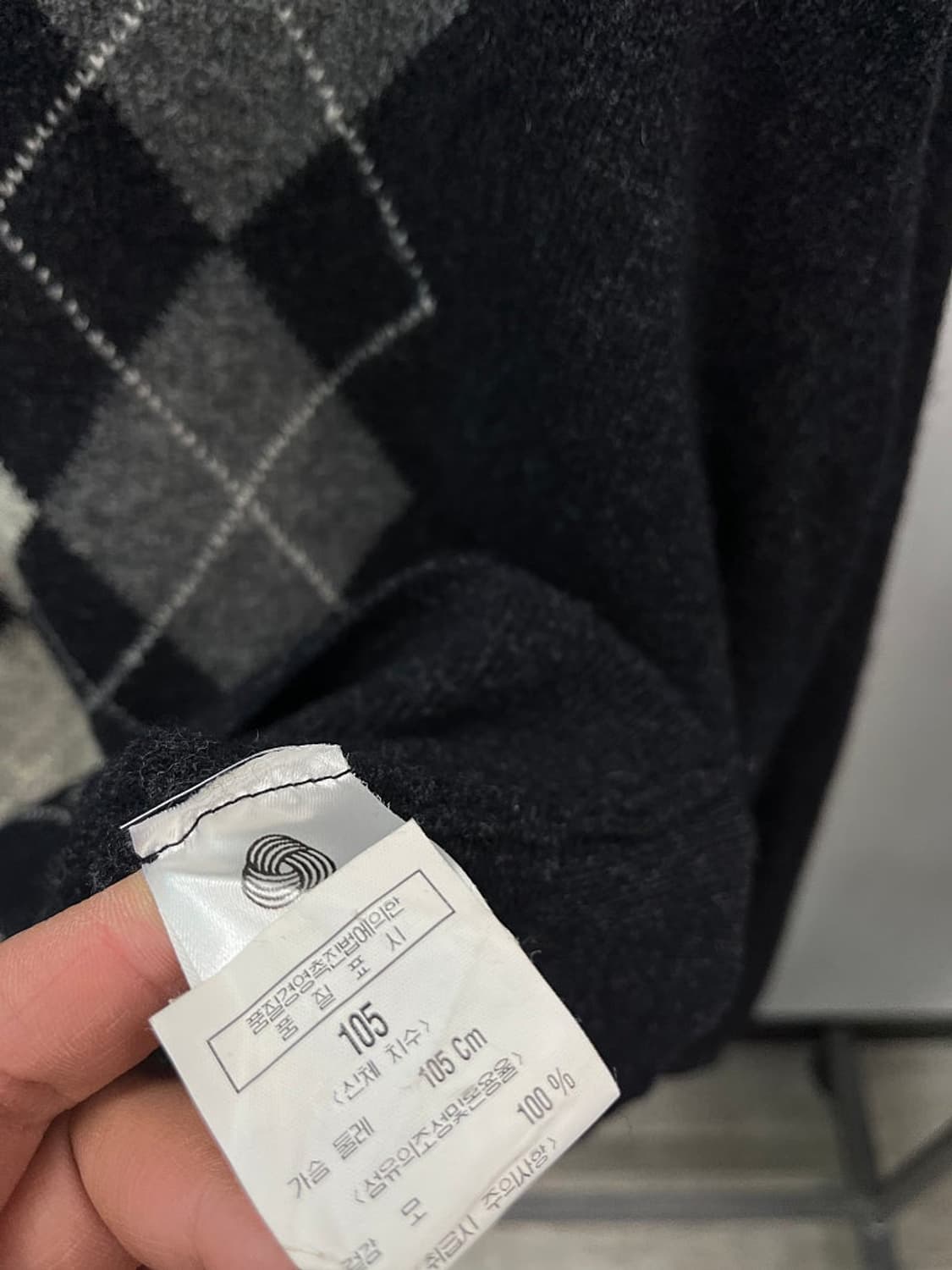 105) 버버리 아가일 울니트  상품이미지7