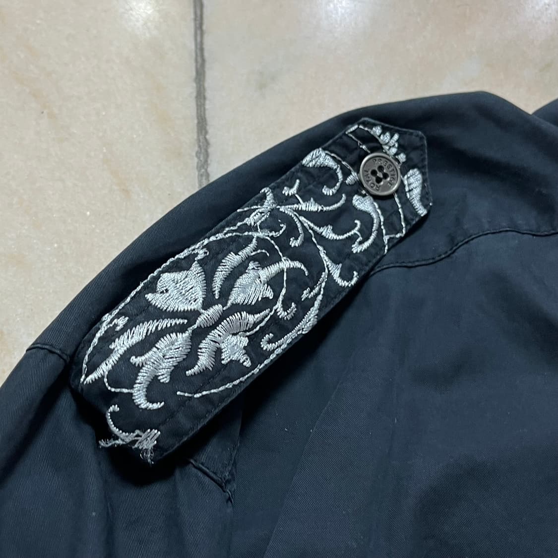 4XL vtg y2k 풀자수 오버핏 반팔셔츠 상품이미지3