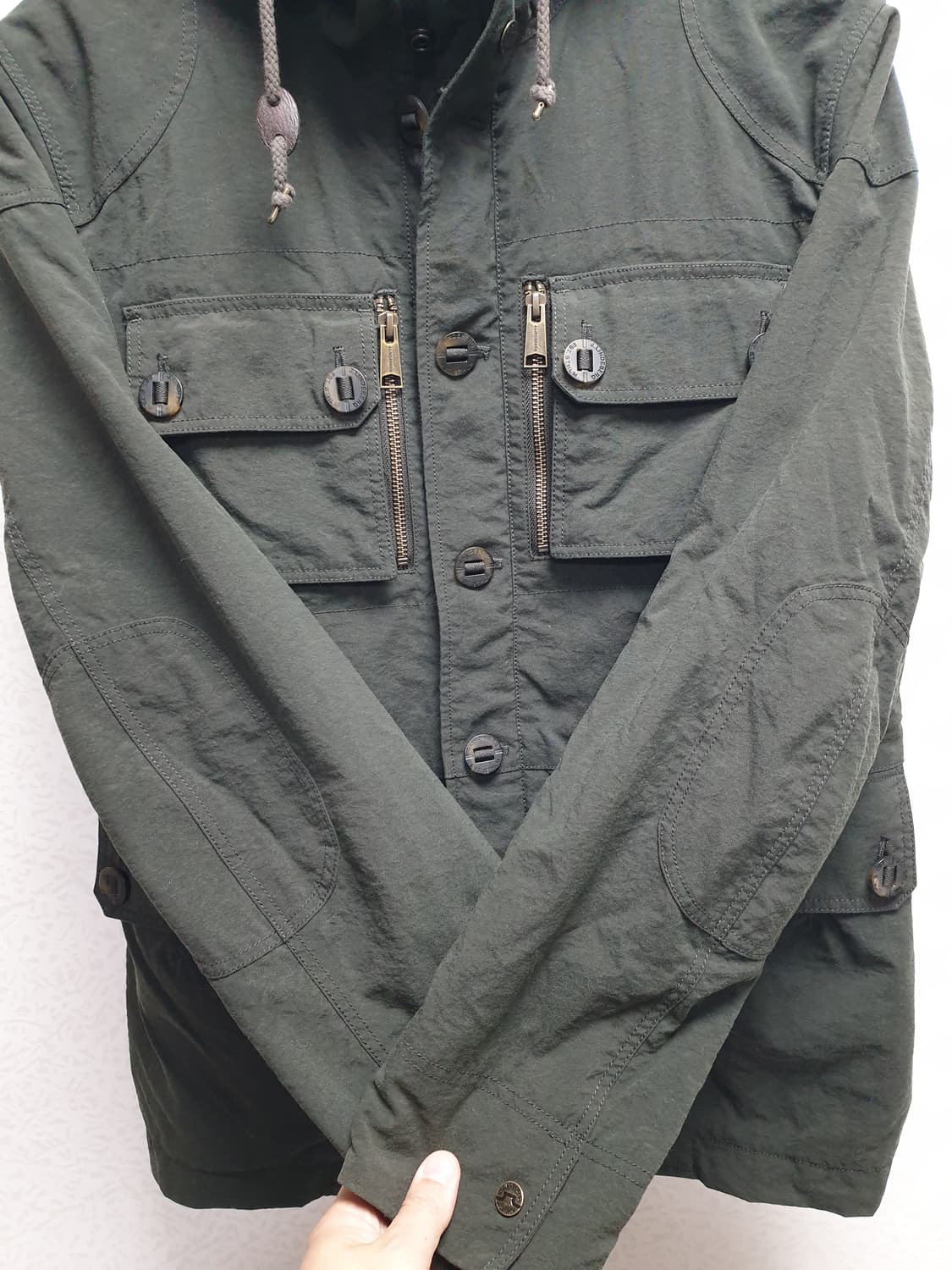 [L/100/정품] 린드버그 골프 야상자켓 카키 상품이미지5