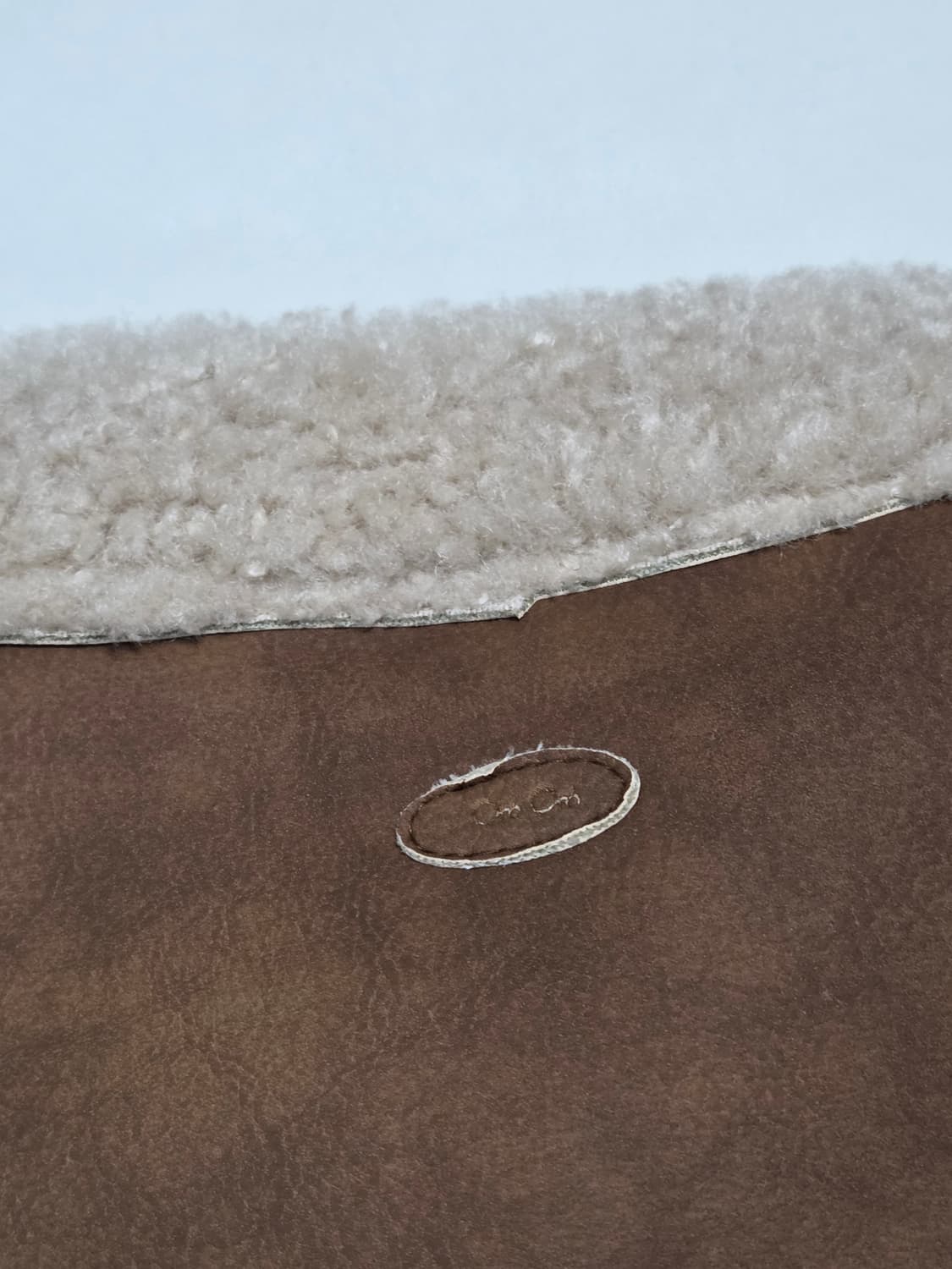 오로 라퍼지포우먼 스웨이드 토글 무스탕베스트 무스탕조끼 상품이미지6