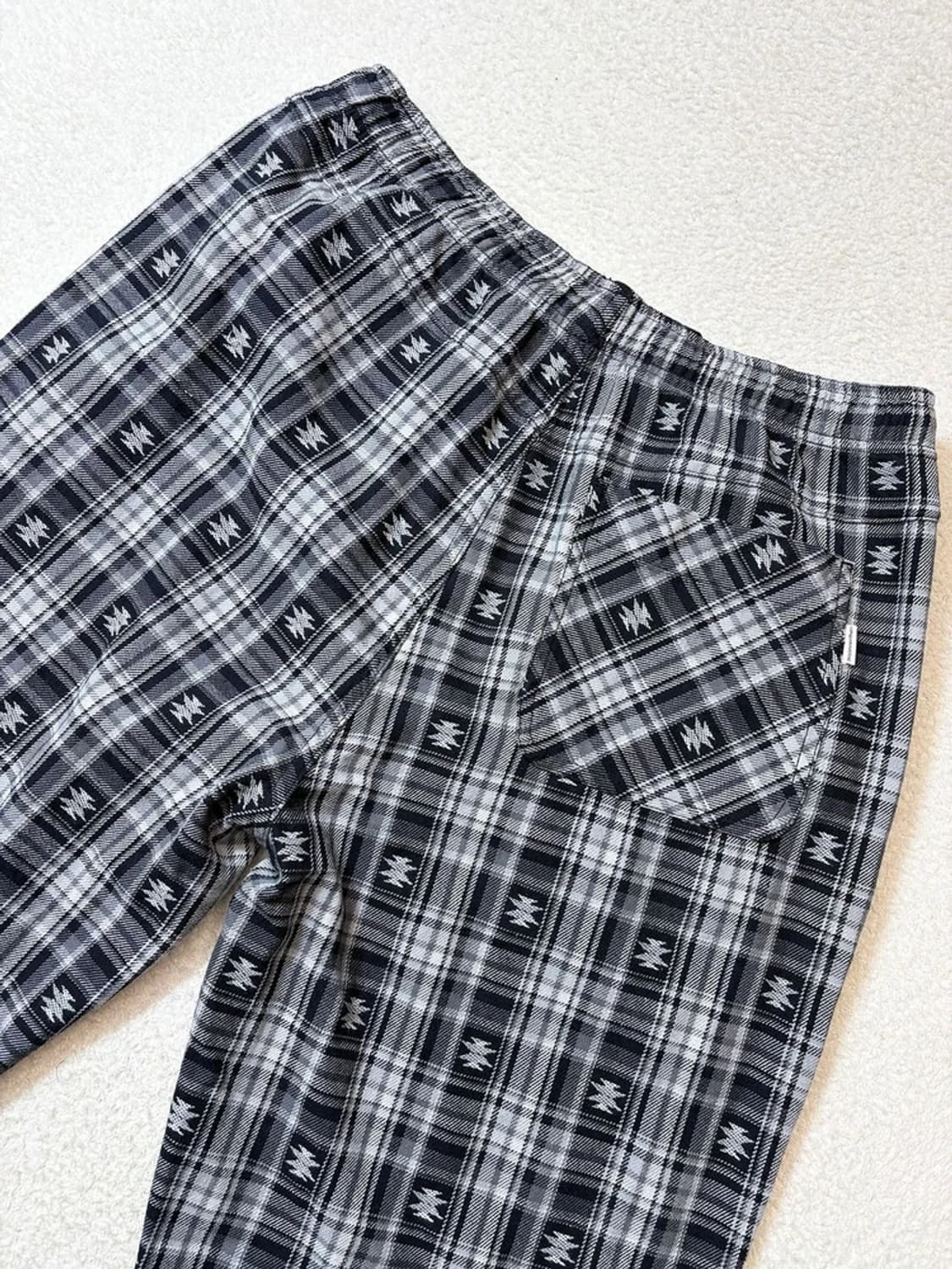 디네뎃 아프리칸 체크 와이드 팬츠 PN6272 상품이미지4