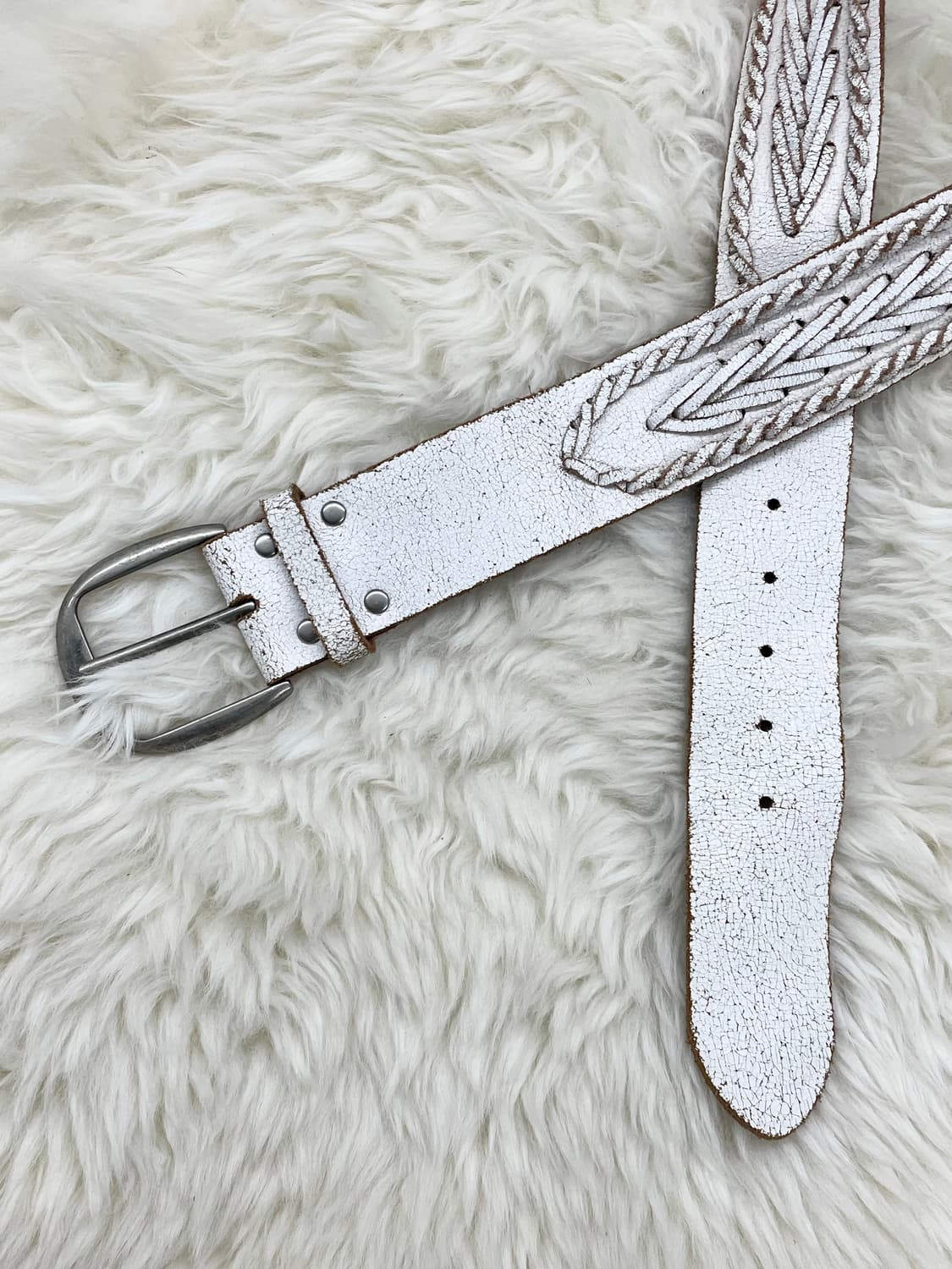 리얼레더 디테일 웨스턴 버클 벨트 상품이미지6