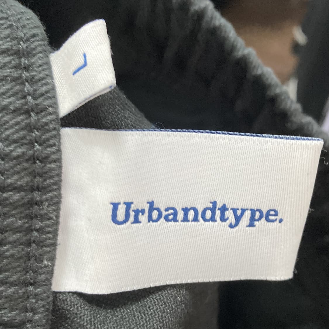 어반디타입 남녀공용 밴딩카고팬츠 블랙 L 상품이미지4