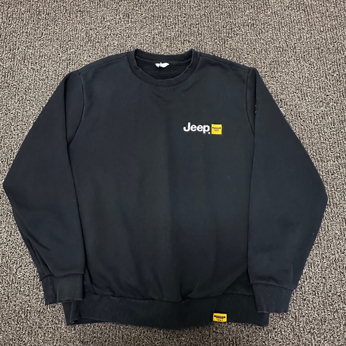 Jeep 지프 맨투맨 블랙 2XL 상품이미지1