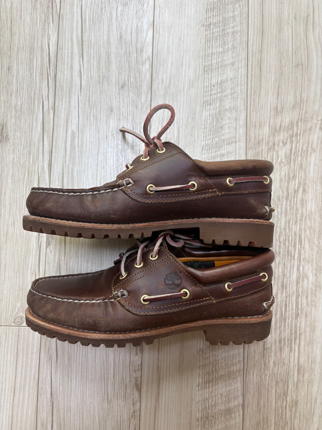 팀버랜드 3아이 보트슈즈 브라운 260 상품이미지2