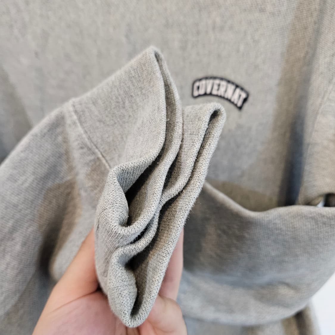 105(xl)/실측110(2xl) 커버낫 기모 맨투맨 상품이미지5