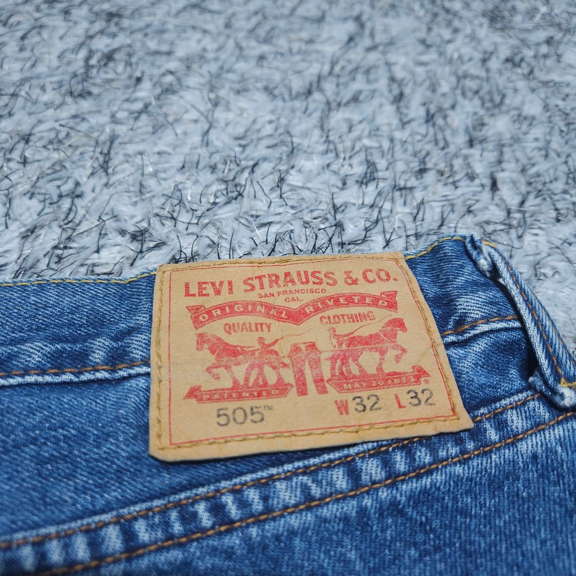 리바이스505) 32/32 남자 일자청바지 / 왕눈이샵 상품이미지7