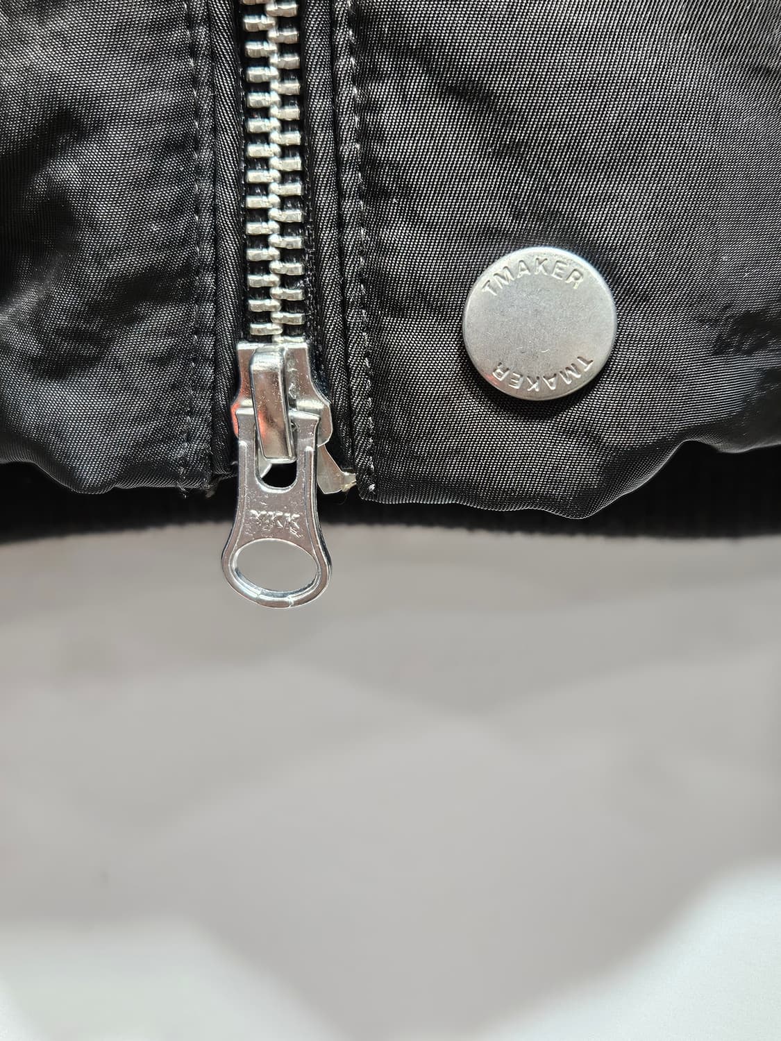 블랙 봄버 점퍼  상품이미지8