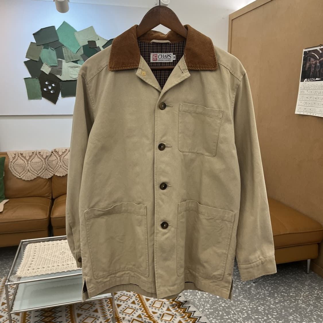 폴로 랄프로렌 빈티지 컨트리 레트로 모호크 워크 자켓 M C10708 상품이미지3