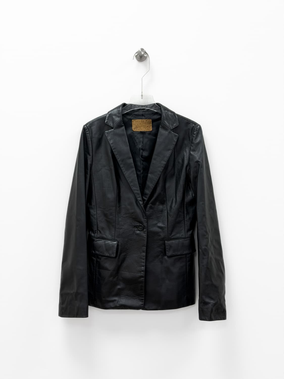 Nice Claup 소가죽 원버튼 자켓 상품이미지2