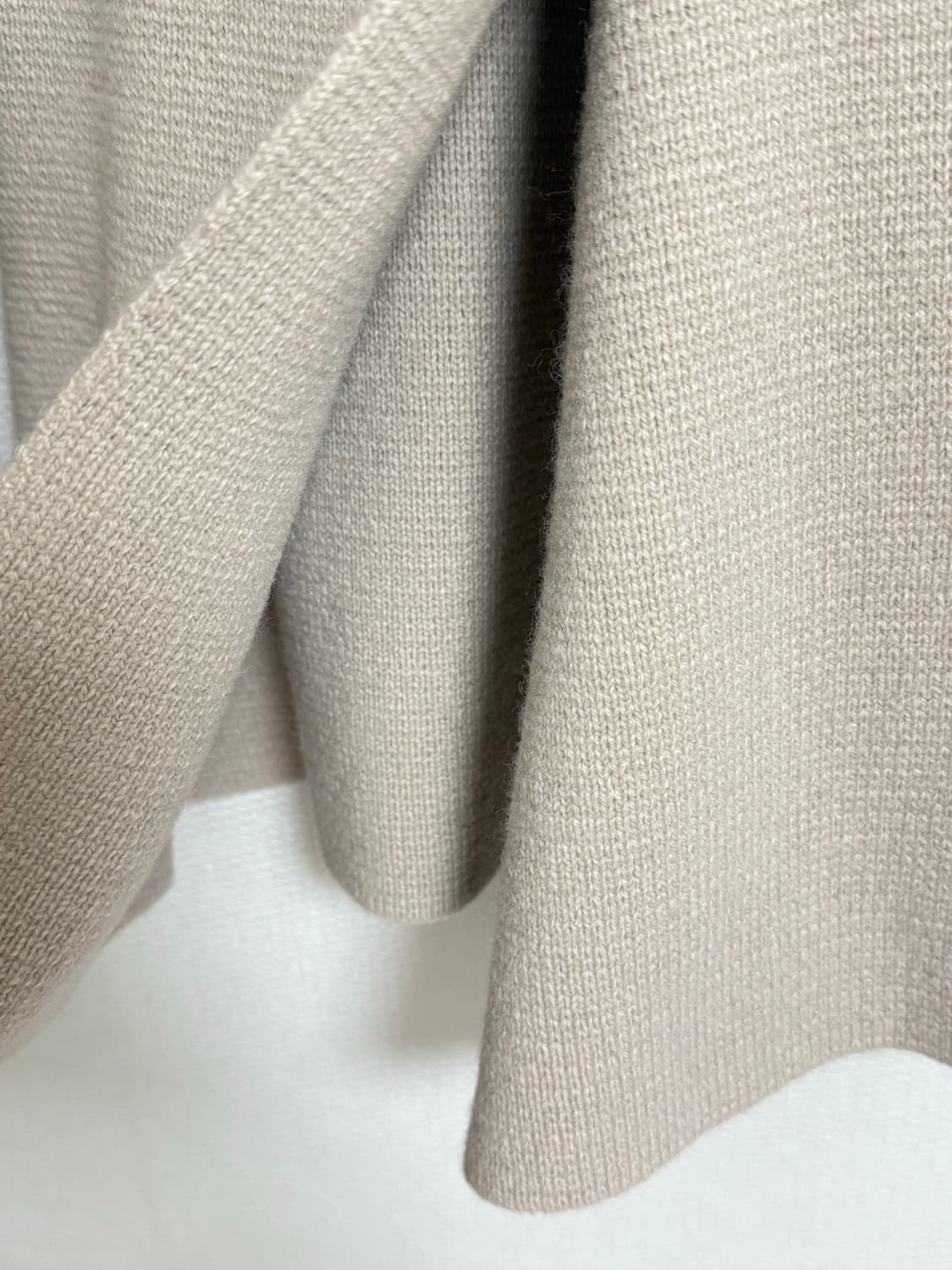 사선 언발란스 랩 슬림라인 니트자켓 상품이미지5