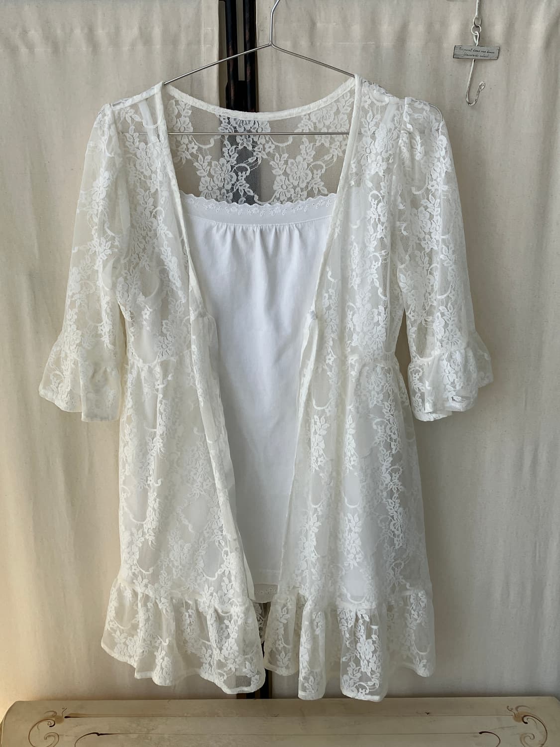 Ivory Lace Fairy Girl Set 상품이미지6