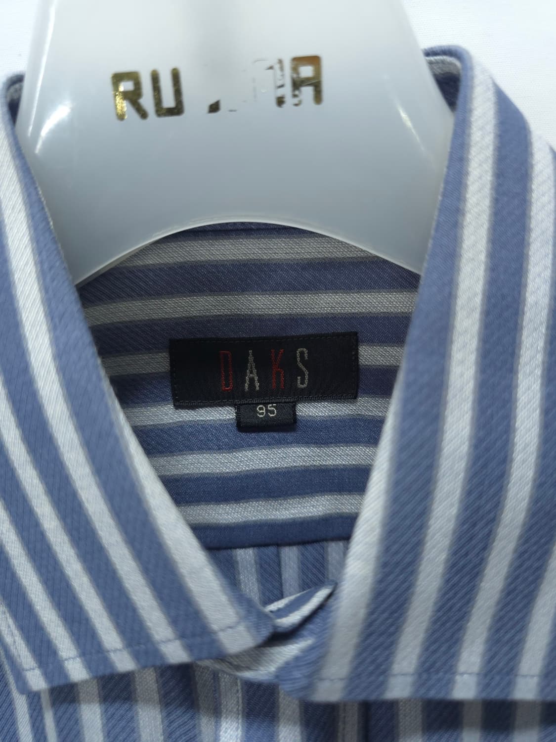 닥스 블루 스트라이프 남성 울실크 셔츠 (95~100) 상품이미지4