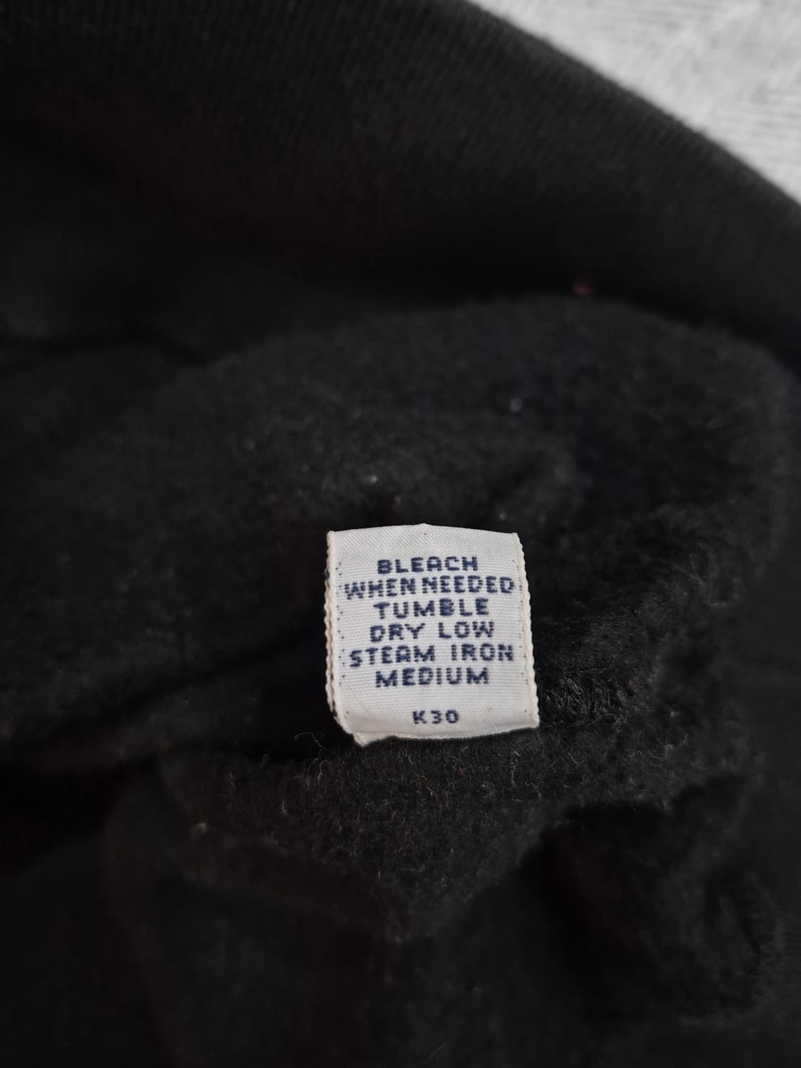 폴로랄프로렌 체크 패턴 패널이 있는 블랙 맨투맨 남성 95~100사이즈 상품이미지6