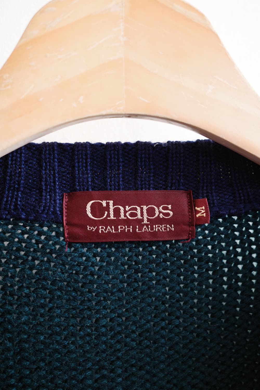 Chaps by RALPH LAUREN 패치 울 가디건 상품이미지3