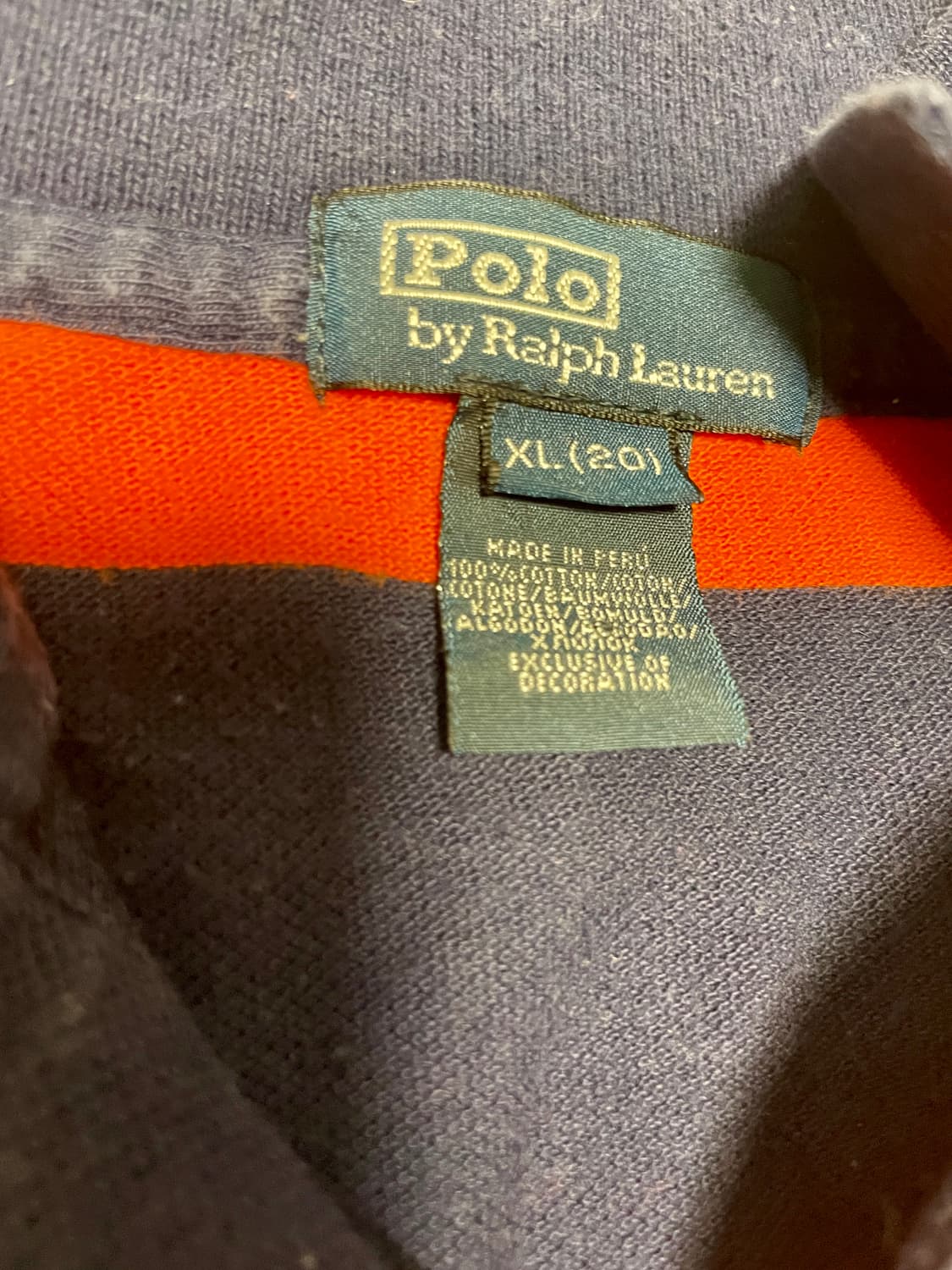 빈티지 폴로 보이즈 럭비티 팝니다 상품이미지3