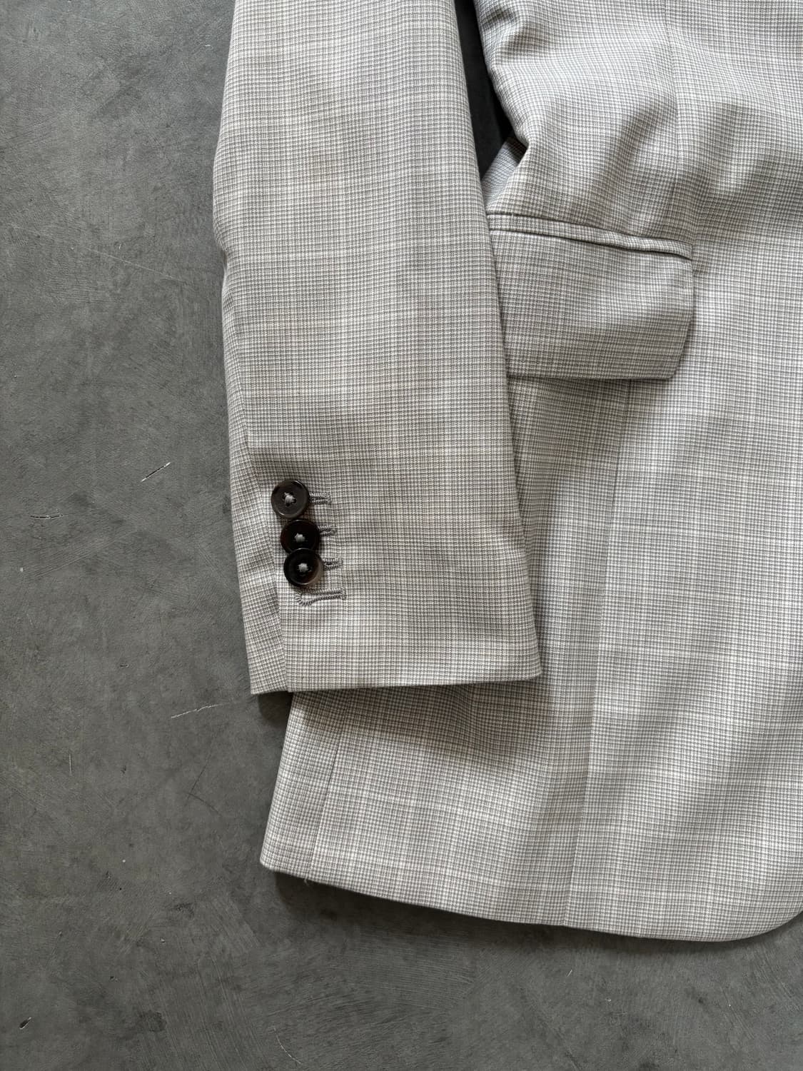 Maison Margiela 메종 마르지엘라 그레이 체크 블레이저 자켓 상품이미지4