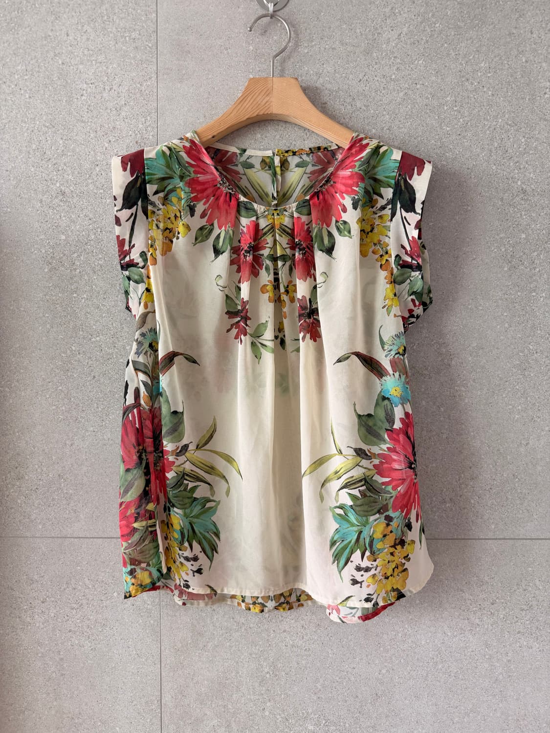 캐서리로즈 플라워 패턴 블라우스 치마 세트 일본제 상품이미지1