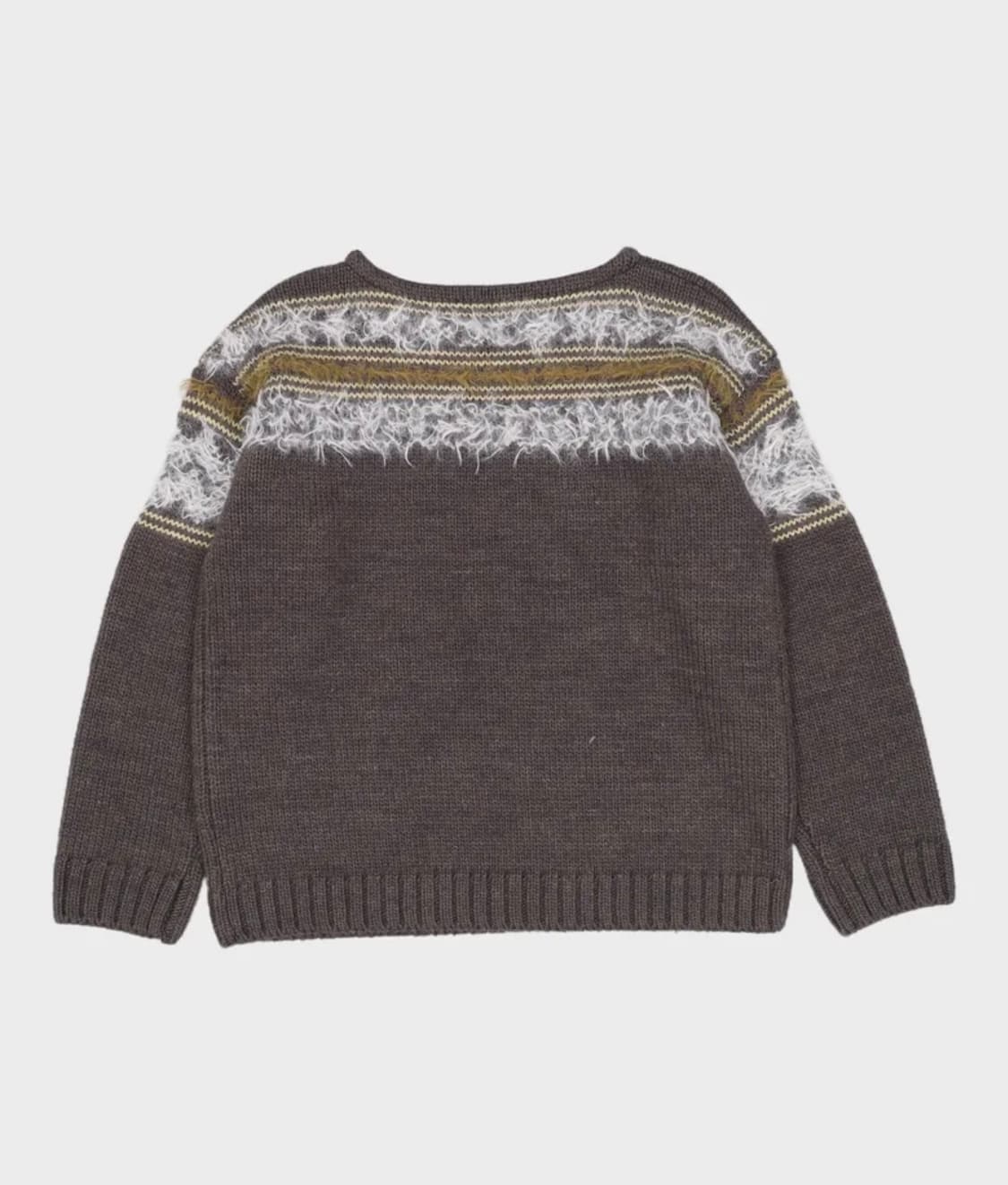 OPEN YY 오픈와이와이 니트 FAIR ISLE SWEATER CHAR 상품이미지1