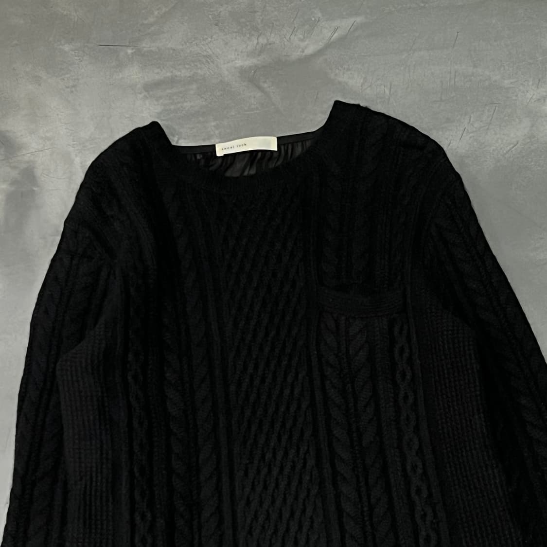  사카이 블랙시스루 니트 y15113 상품이미지3