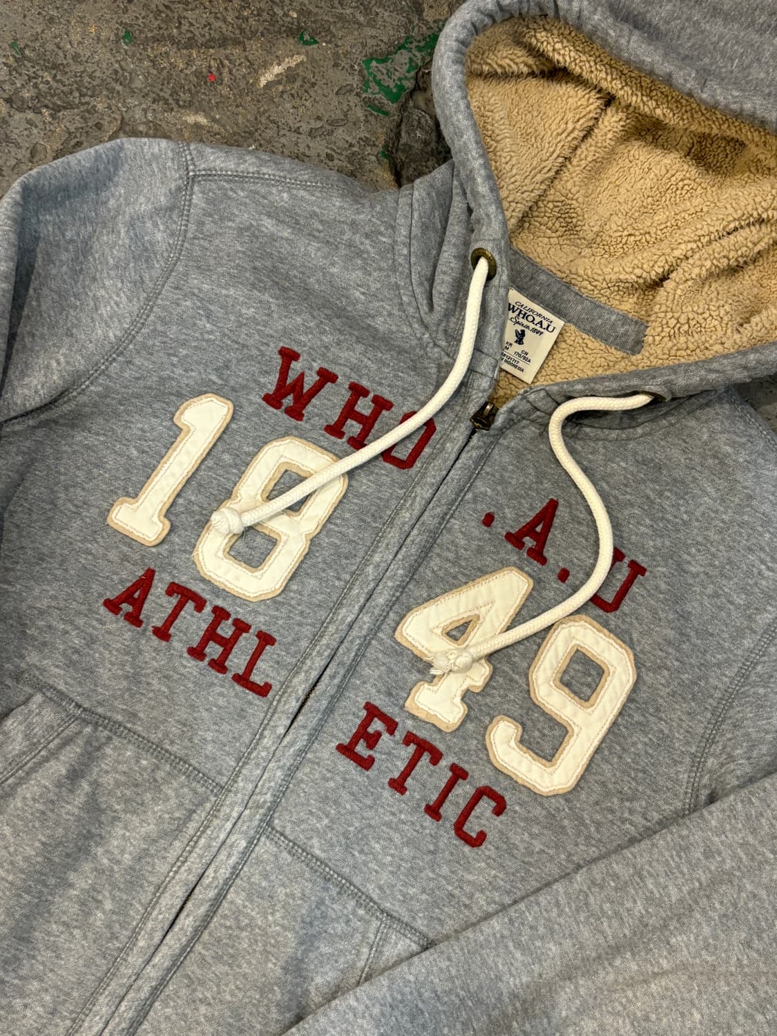 아베크롬비 그레이 후드집업 상품이미지8