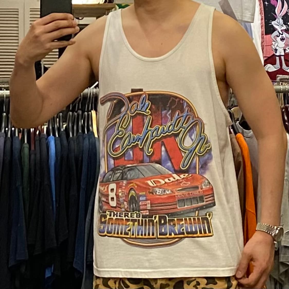 레어 90s USA 나스카 레이싱 나시티 상품이미지3