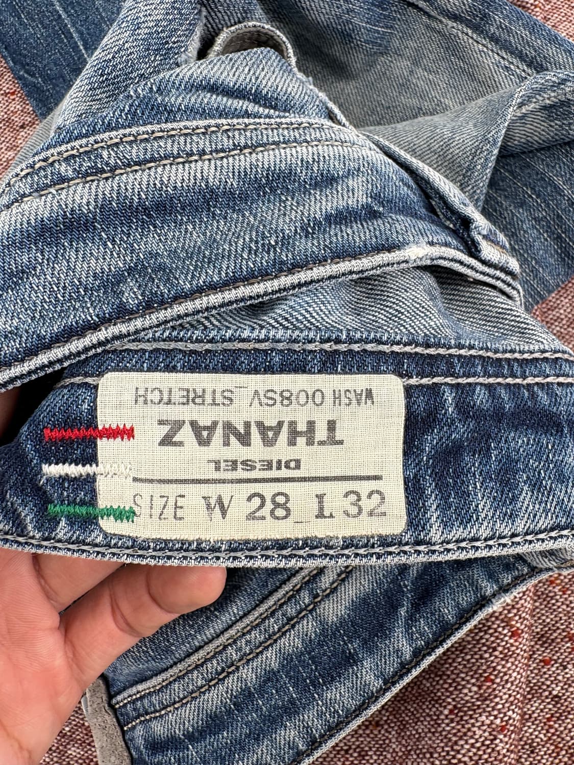 🌀 DIESEL 디젤 THANAZ 워싱 데님진 (W28 L32) 상품이미지4