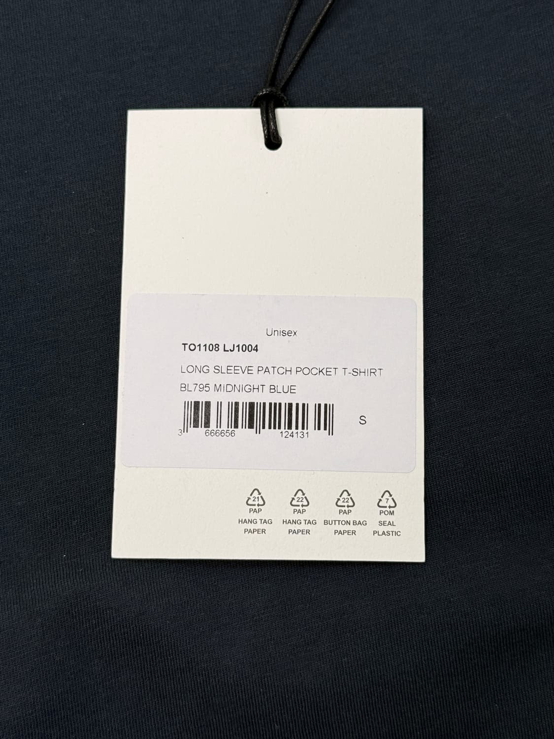 르메르 롱슬리브 티셔츠 미드나잇 블루 s 상품이미지4