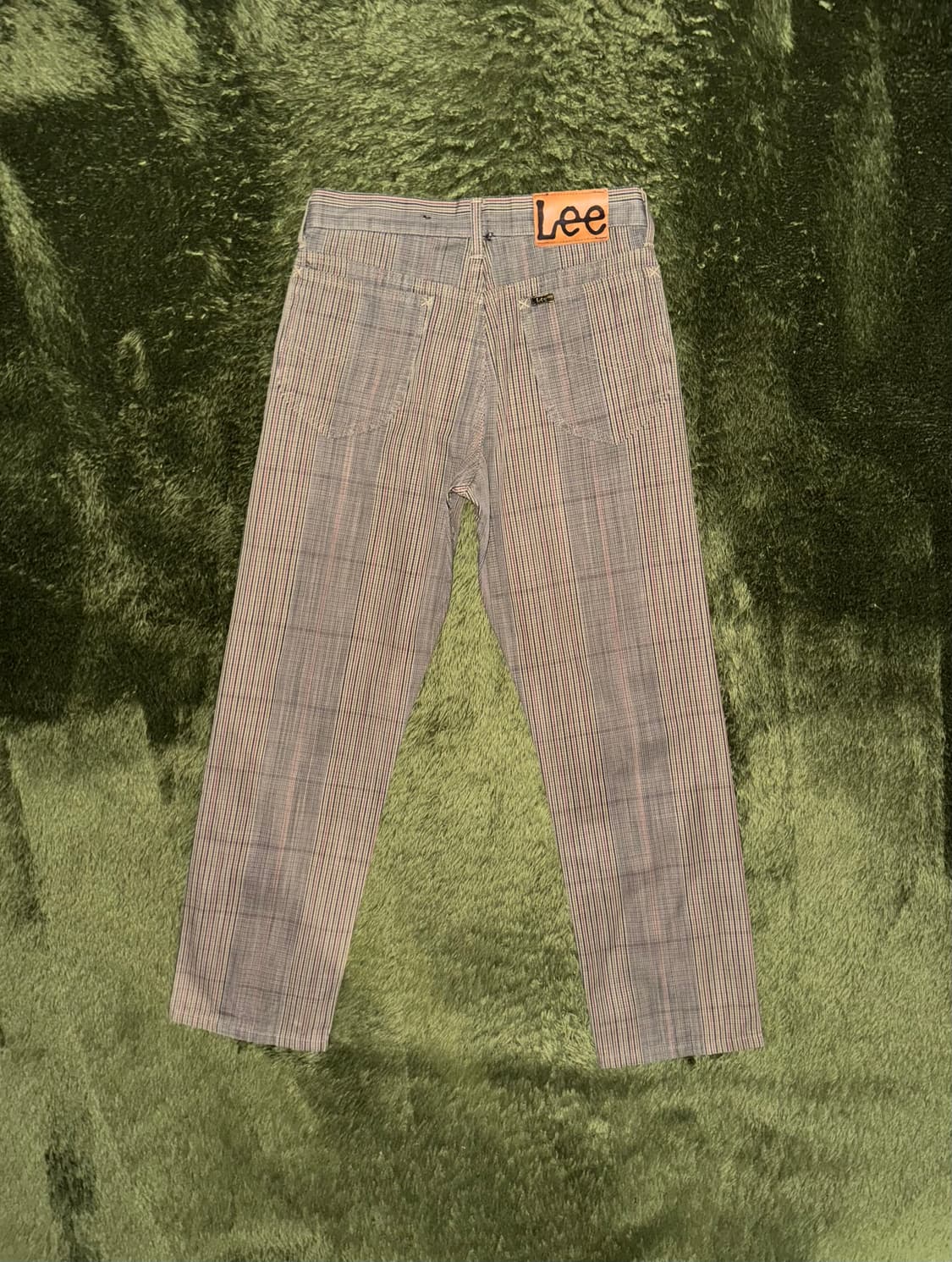 [30X33] 00s LEE 리 MADE IN JAPAN 체크 코튼 팬츠 상품이미지7