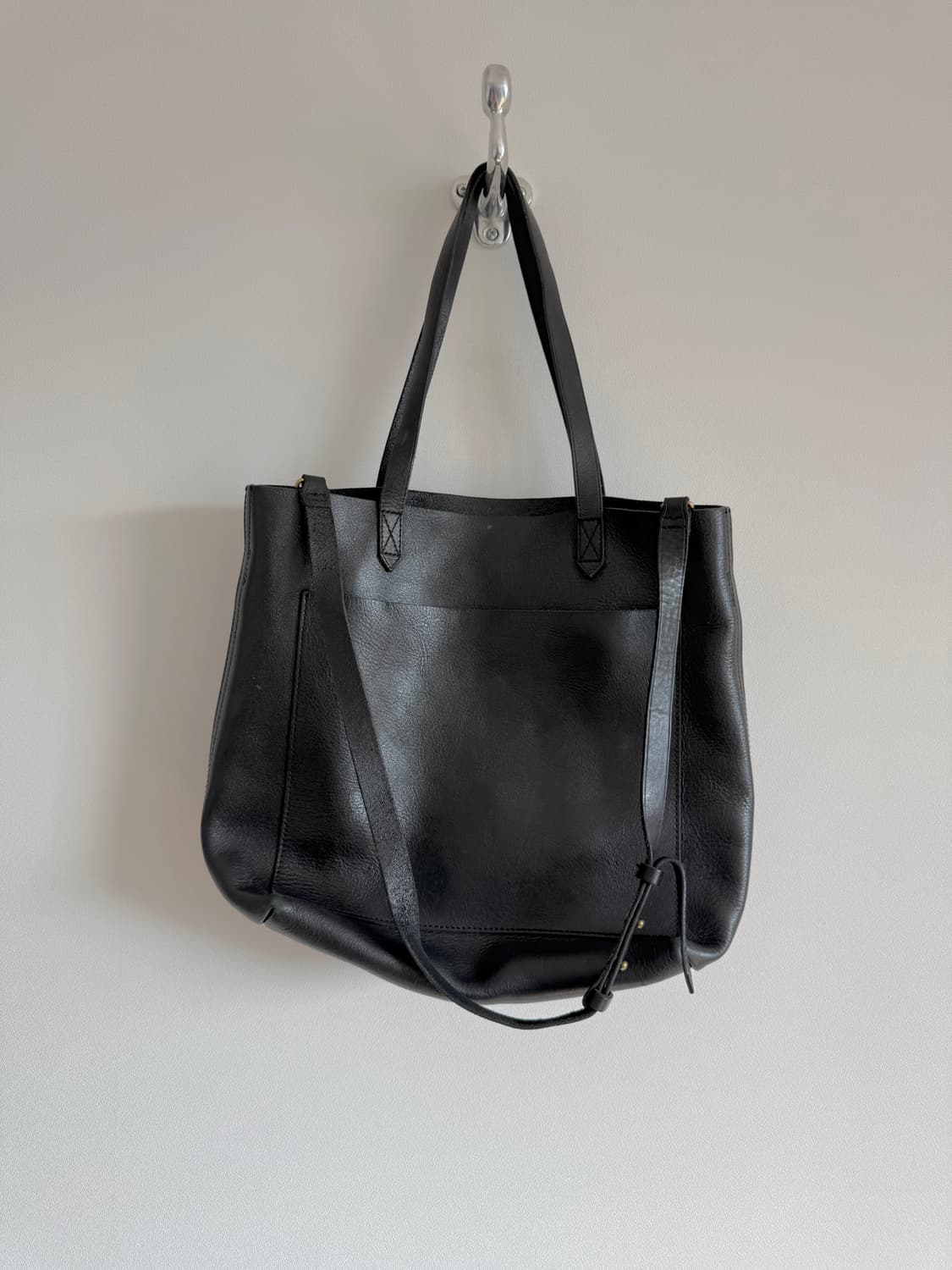 Pre owned 레더 토트백 상품이미지3