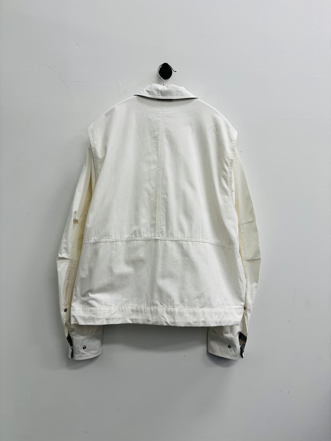 NOIRNINE(누아나인) 로고 자수 지퍼 블루종 자켓 상품이미지3